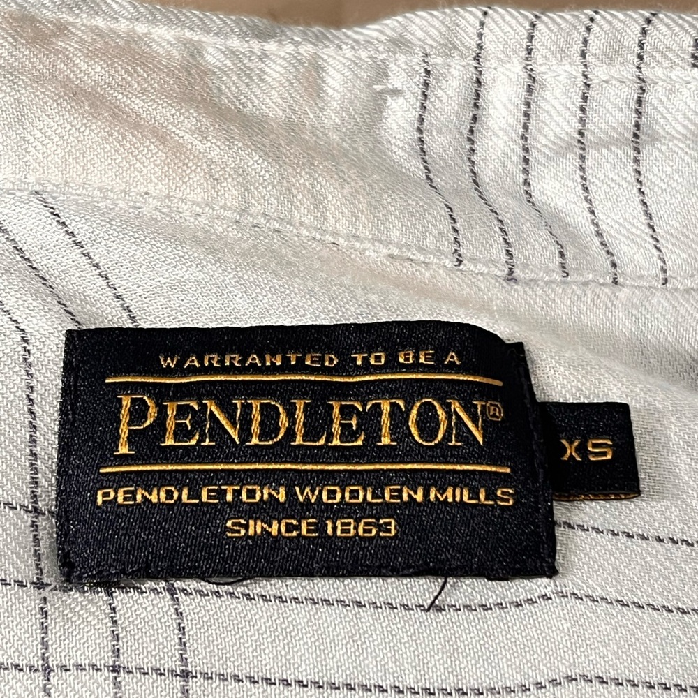 Pendleton Blue Plaid Super Soft Button Down Shirt… - image 6